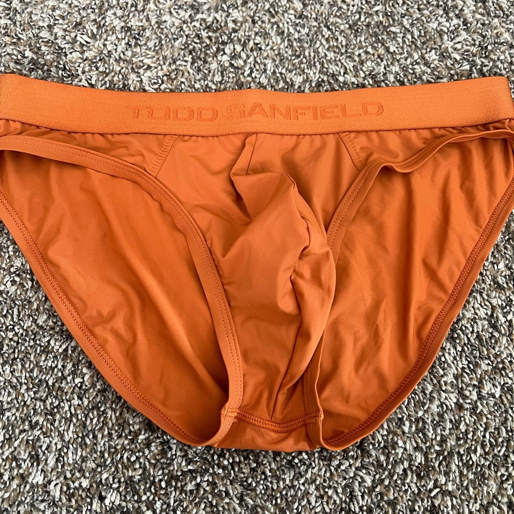 Todd Sanfield Men's Orange Briefs
